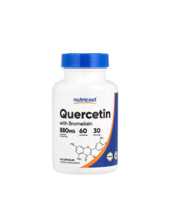 Nutricost Quercetin (With Bromelain) 880 mg (60 Capsules)