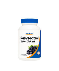 Nutricost Resveratrol Capsules (120 Capsules)