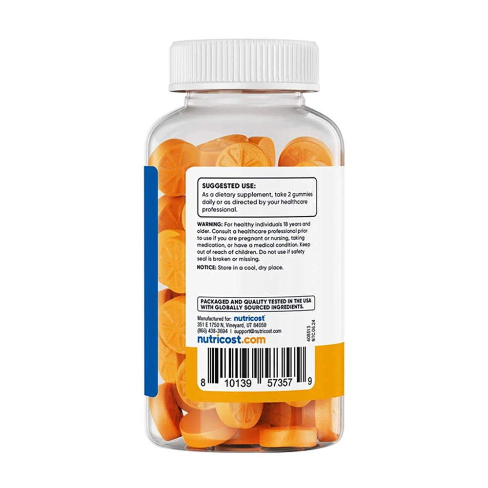 Nutricost - Kurkuma gumicukor 2000 mg (120 darab, citrom ízű) - Image 5