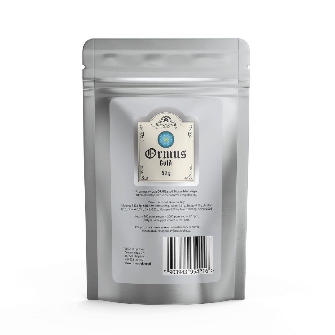 ORMUS ORME Gold - Pierwiastki życia - mocny proszek ze złotem (50 g)