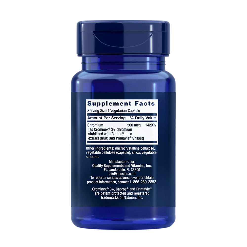 optimalizált króm crominex 3+, 500mcg - 60 kapszula - Image 3