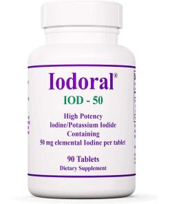 Optimox Corporation Iodoral (iodine and potassium iodide) 50mg 90 tablets