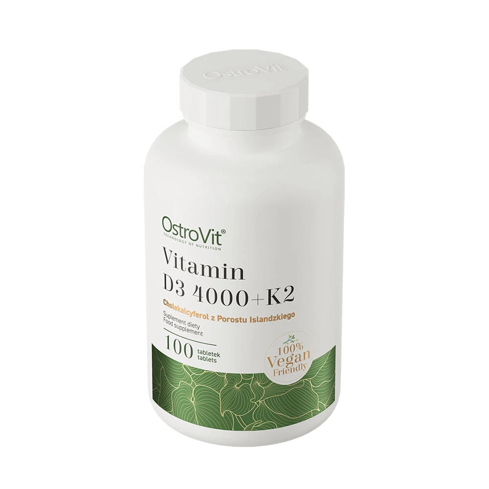 OstroVit D3 4000 NE + K2 VEGE (100 tabletta) - Image 3