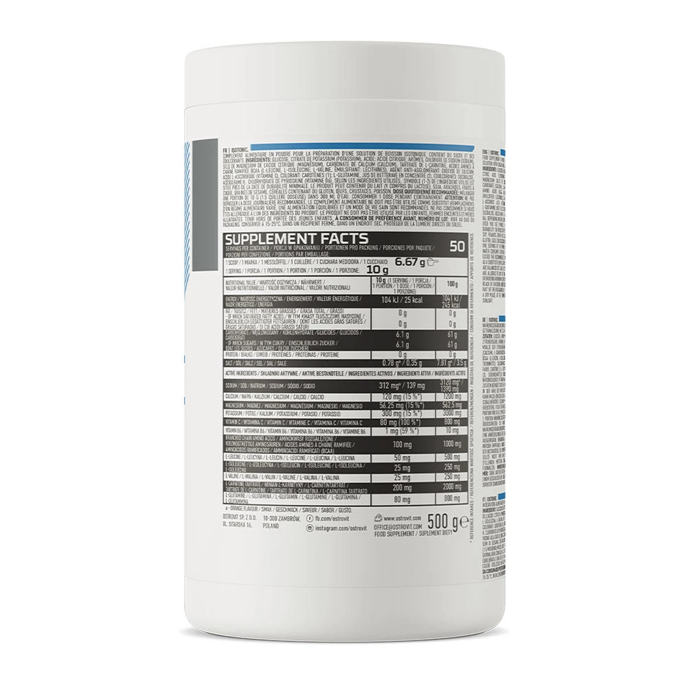 OstroVit - Izotóniás Por (500 g, Citromos Menta) - Image 7
