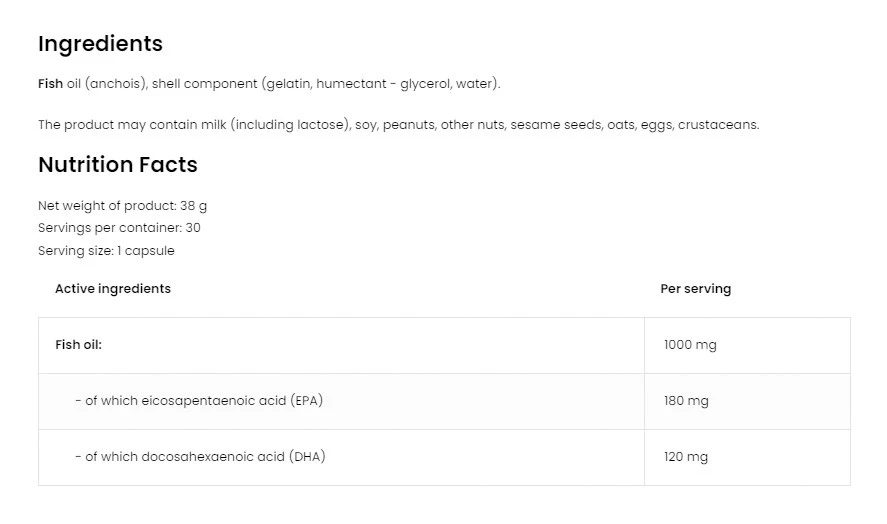 OstroVit Omega-3 (30 kapszula) - Image 5