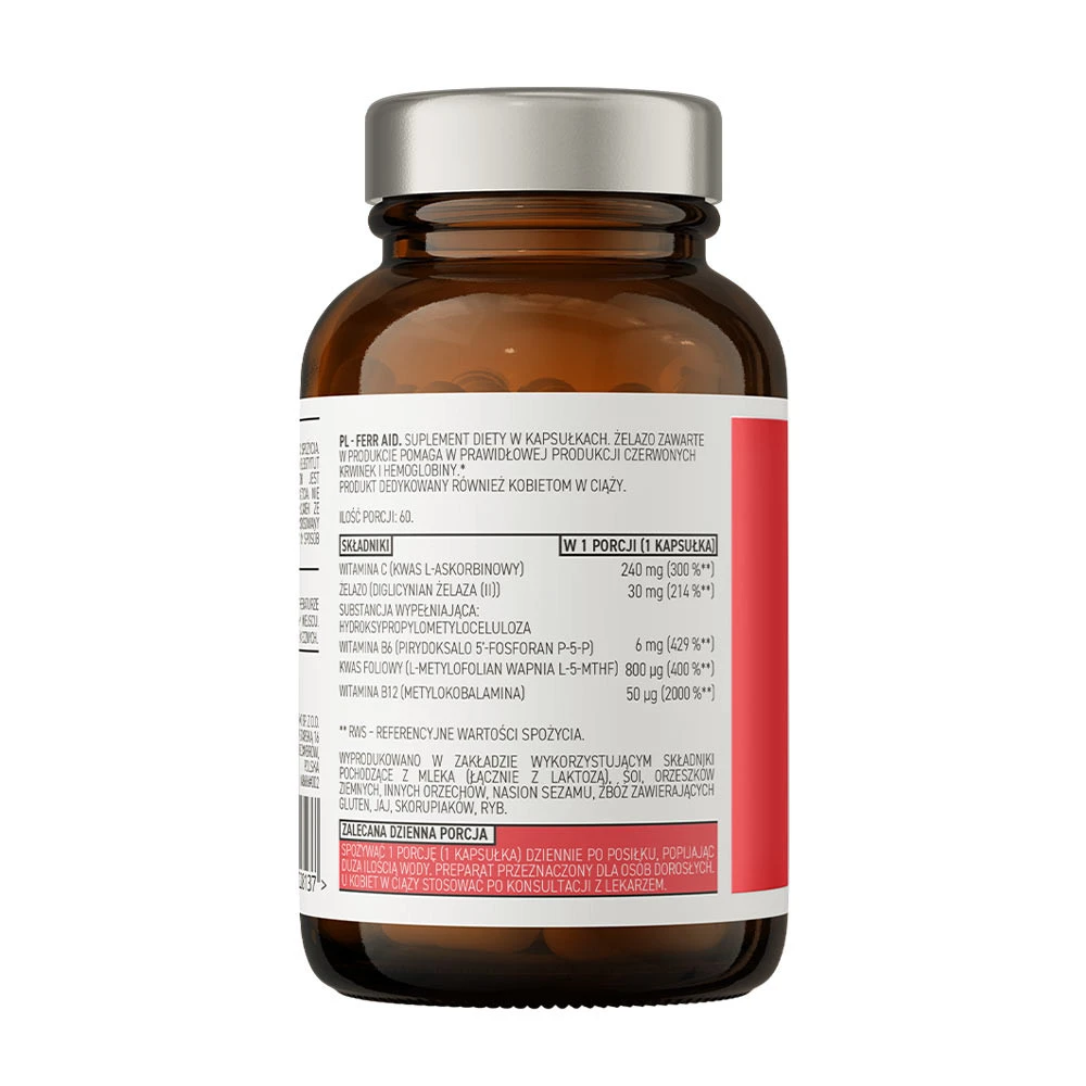 OstroVit Pharma Ferr Aid (60 kapszula) - Image 4