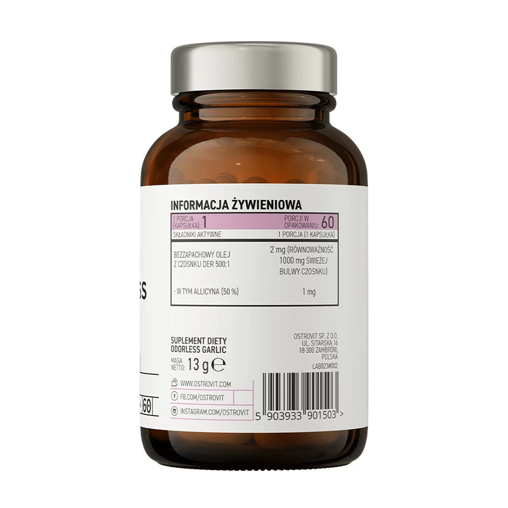 OstroVit Pharma Fokhagyma (60 lágyzselatin kapszula) - Image 9