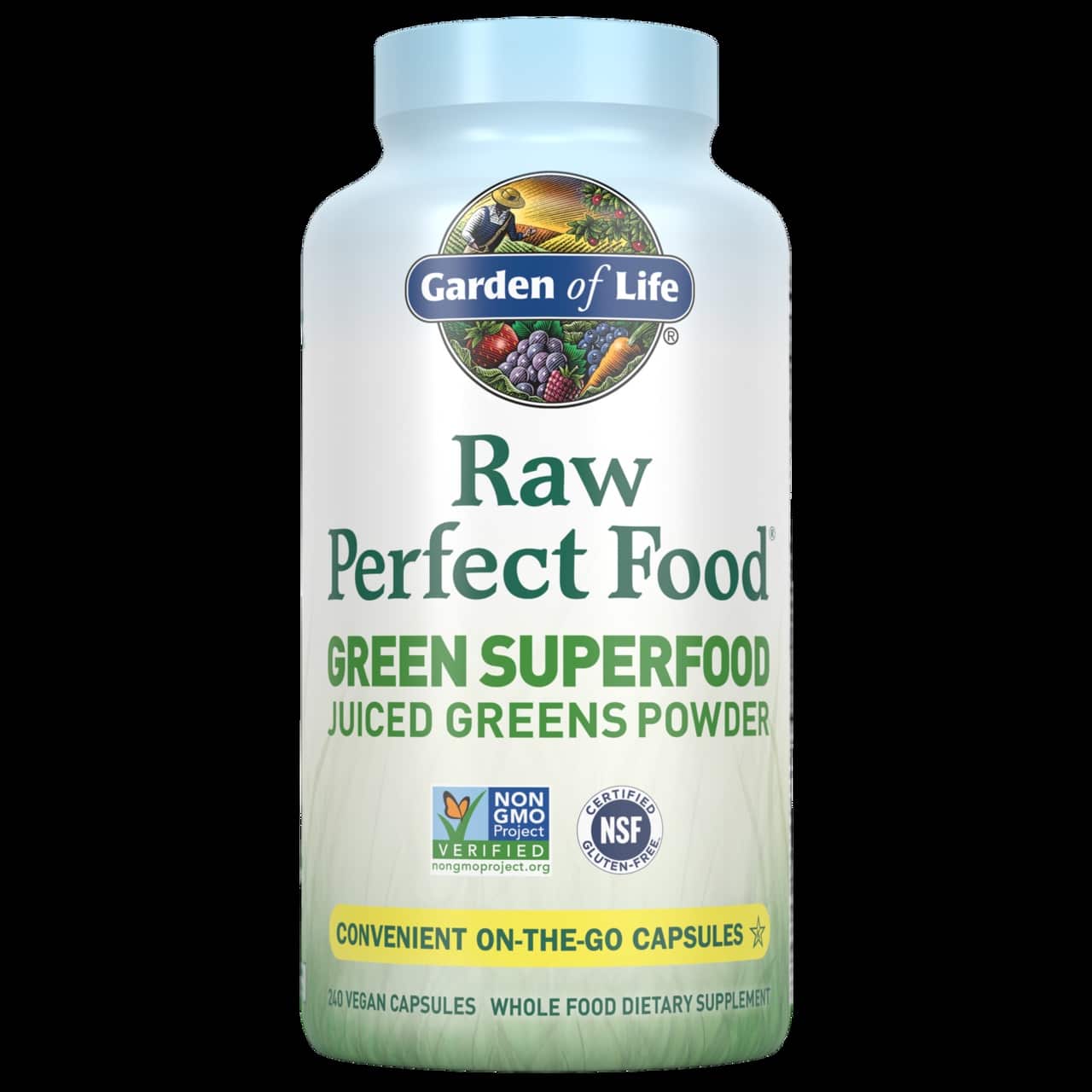 Rå Perfekt Mad Grøn Superfood 240 kapsler