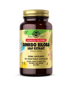 SOLGAR Ginkgo Biloba Leaf Extract (180 vcaps)