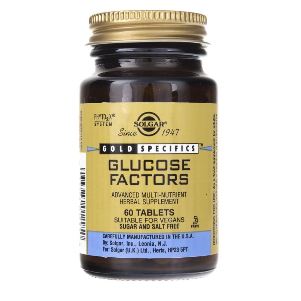 SOLGAR Glucose Factors (60 tabs)
