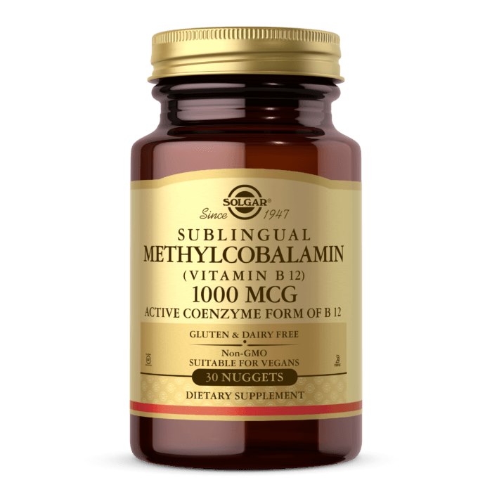 SOLGAR Sublingual Methylocobalamin (Vitamin B12)
