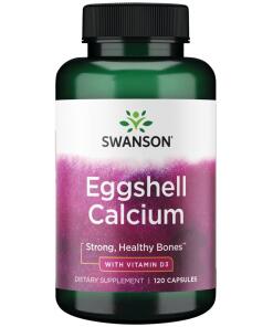SWANSON Eggshell Calcium with Vitamin D-3 120kaps