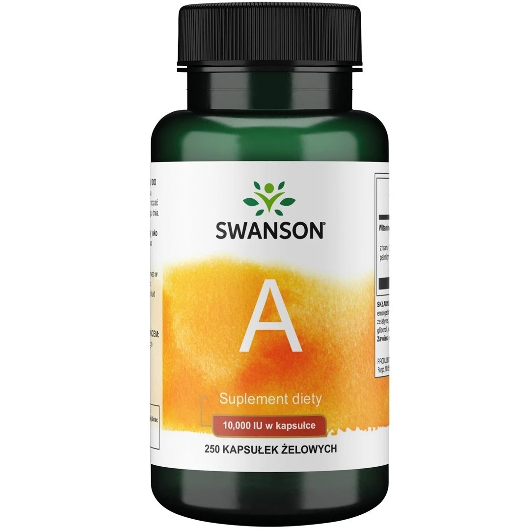SWANSON Witamina A 10.000IU 250sgels