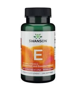 SWANSON Witamina E Naturalna 200IU 250kaps