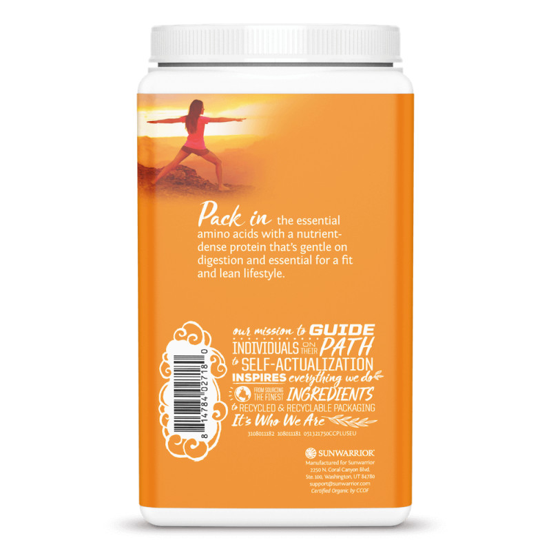 Sunwarrior - Protein Plus Bio Csokoládé Ízű Por, 750 g - Image 4