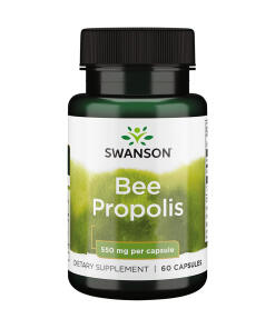 Swanson Bee Propolis 550mg 60 capsules