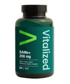 VITALIZED SAMe+ 200 mg (60 caps)