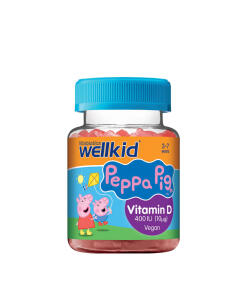 Vitabiotics Wellkid Peppa Pig Vitamin D 400 IU  (30 Gummies