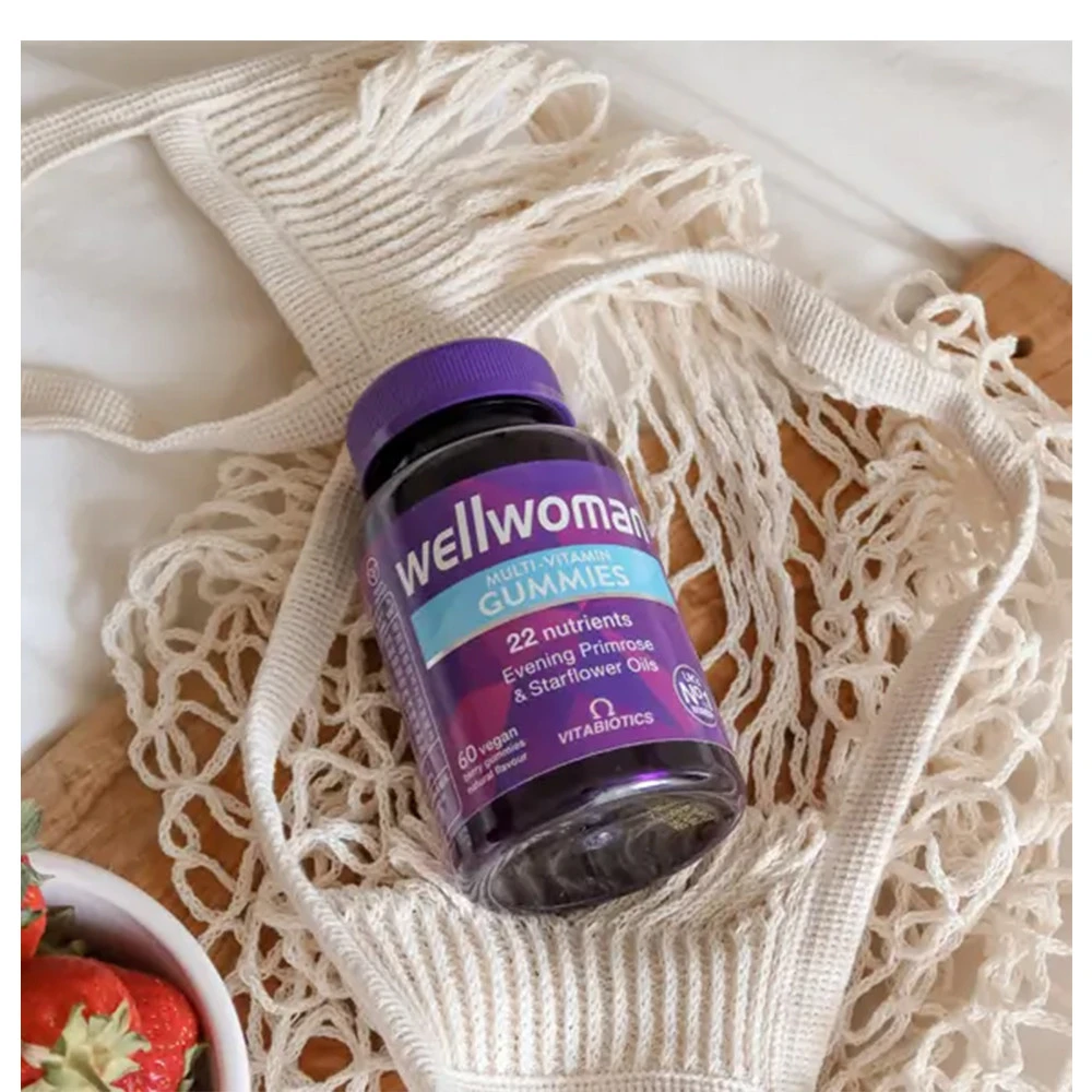 Vitabiotics - Wellwoman gumicukorkák (60 darab, bogyós ízű) - Image 7