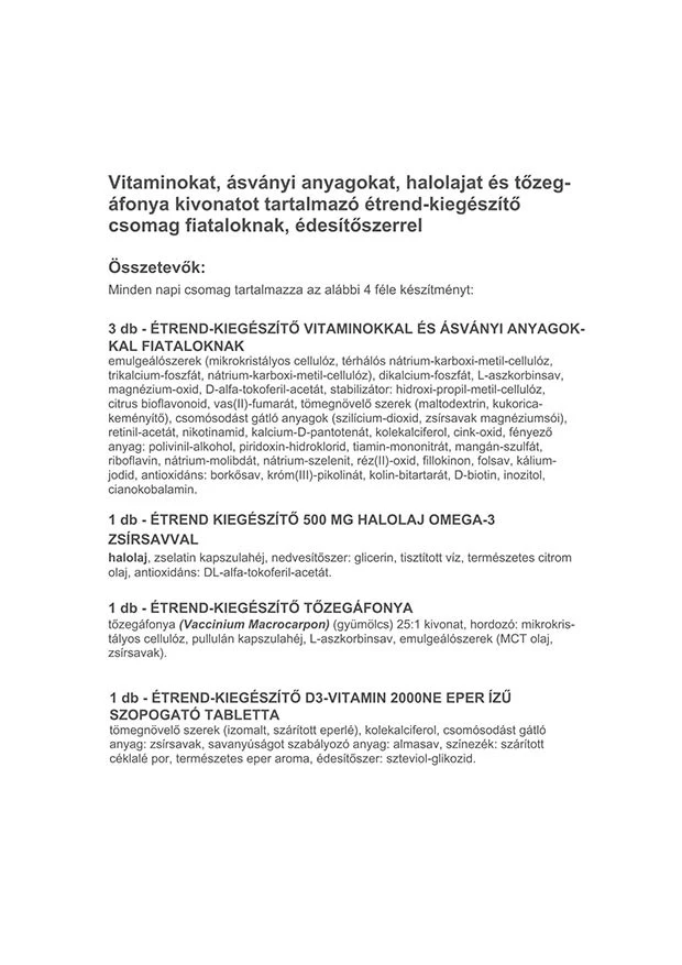 Vitaking - Vitaking 365 Multivitamin Tini Csomag (30 csomag) - Image 7