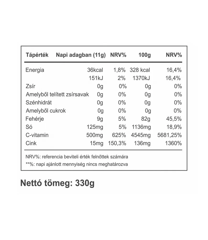 Vitaking - Kollagén Por (330 g, eper ízű tasak) - Image 4