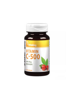 Vitaking Vitamin C-500 with Rosehips (100 Tablets)