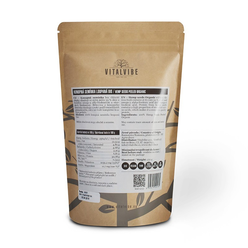 Vitalvibe - Bio Kendermag Szív 250 g - Image 2