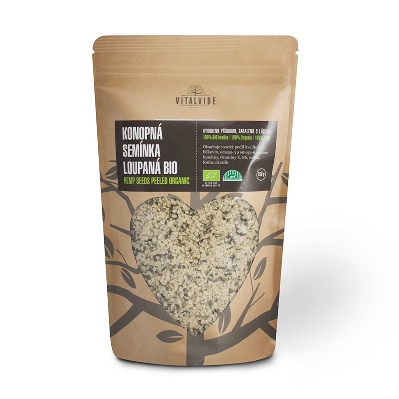Vitalvibe - Hemp Hearts Organic Quantity 250 g