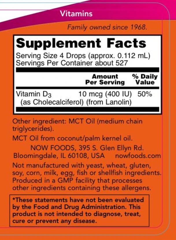 D-3 vitamin folyékony = D-vitamin csepp - Image 3