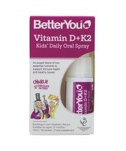 Vitamin D+K2 Kid's Daily Oral Spray
