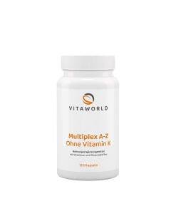 Vitaworld Multiplex A-Z Without Vitamin K (120 Capsules)
