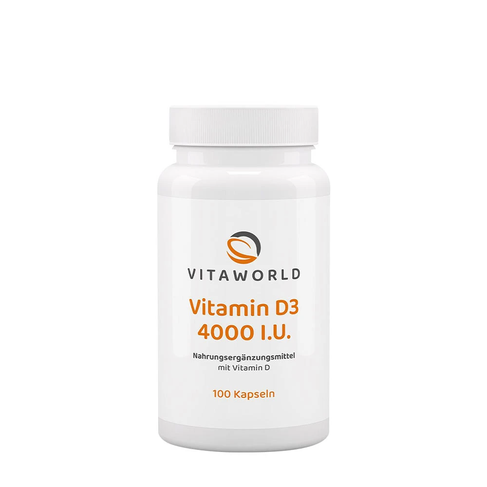 Vitaworld Vitamin D3 4000 IU (100 Capsules)