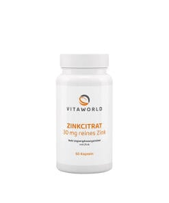 Vitaworld Zinc Citrate 30 mg (60 Capsules)