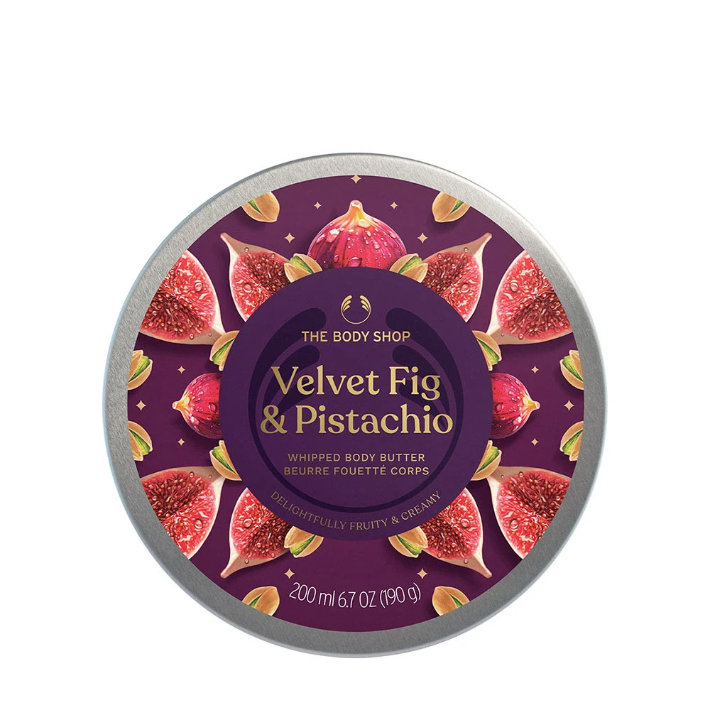 The Body Shop Velvet Fig and Pistachio Whipped Body Butter (200 ml)