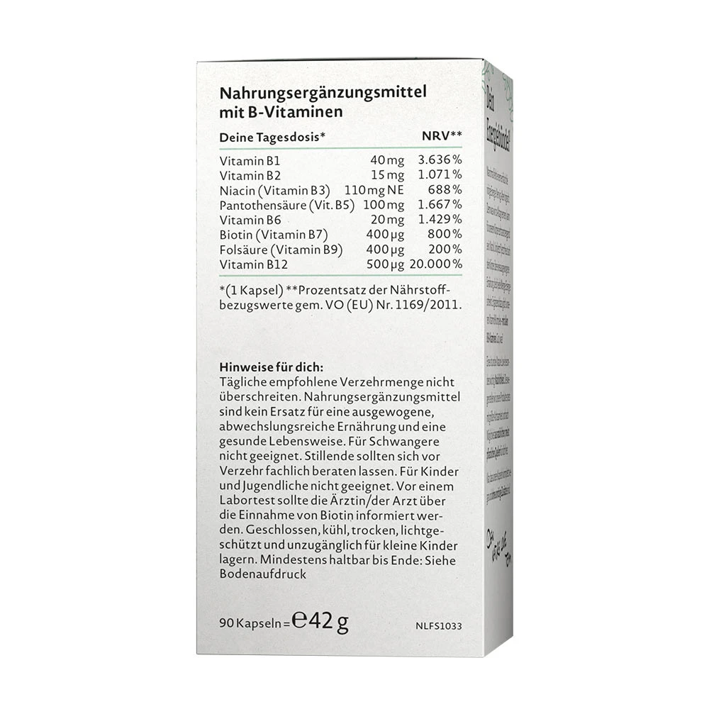 Nature Love - B-vitamin komplex (90 kapszula) - Image 2