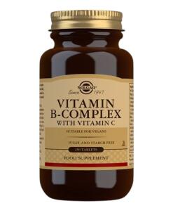 SOLGAR B-Complex with Vitamin C (250 tabs)